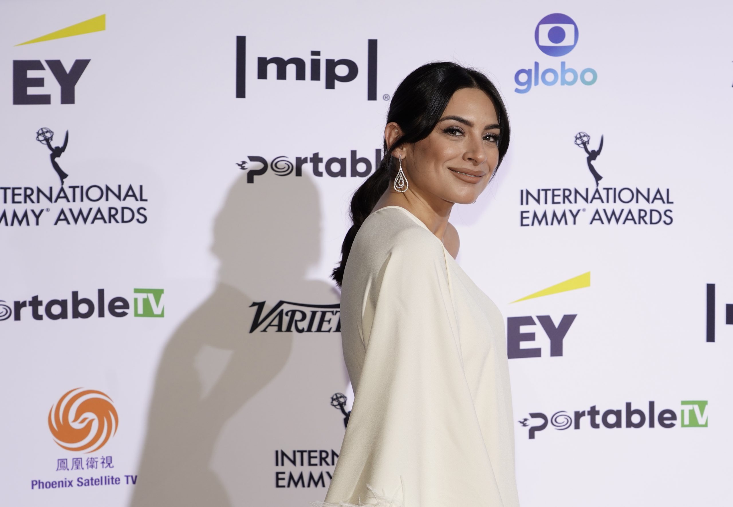 Ana Brenda Contreras on the red carpet at the 49th International Emmy Awards, November 22, 2021 in New York City. 49th International Emmy Awards