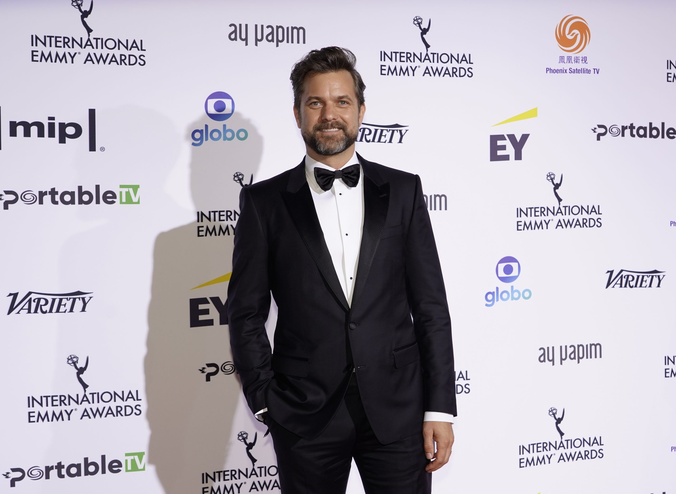 Presenter Joshua Jackson on the red carpet at the 49th International Emmy Awards, November 22, 2021 in New York City. 49th International Emmy Awards